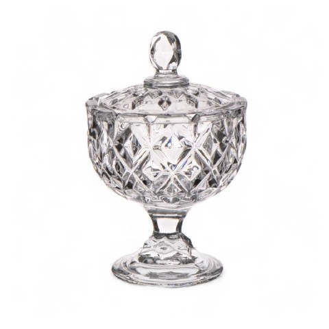 PORTA BONBON VETRO JOSI 9X14CM